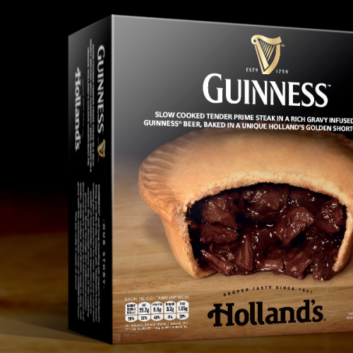 holland's pies steak and guinness box